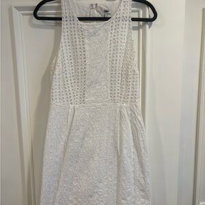 Old Navy White Lace Mini Dress
